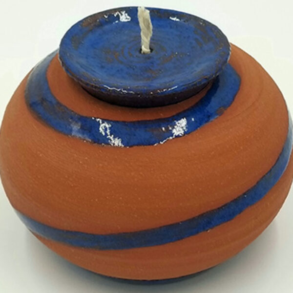 Handmade Pottery Oil Lamp